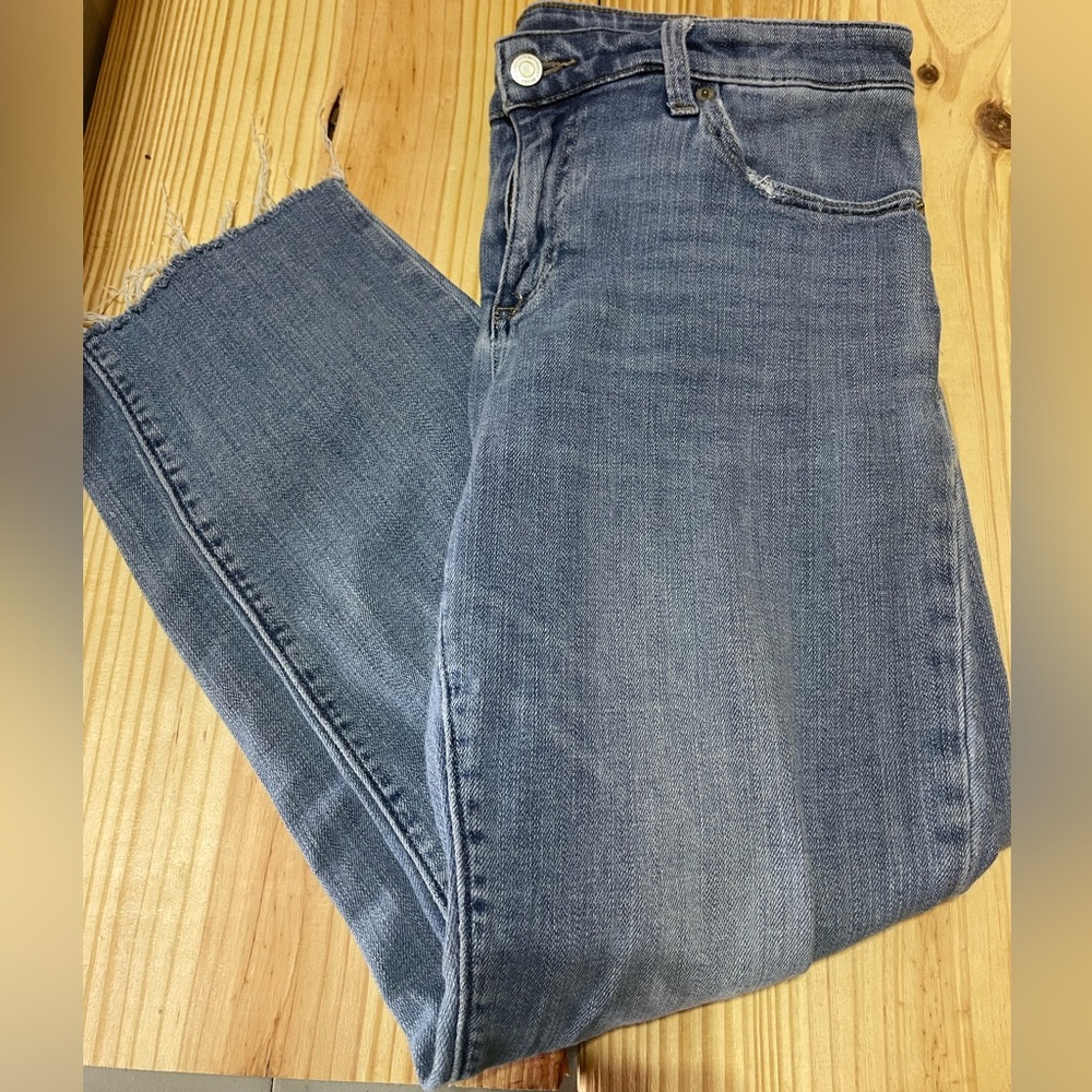 Lucky Brand Blue Ankle Cropped Jeans